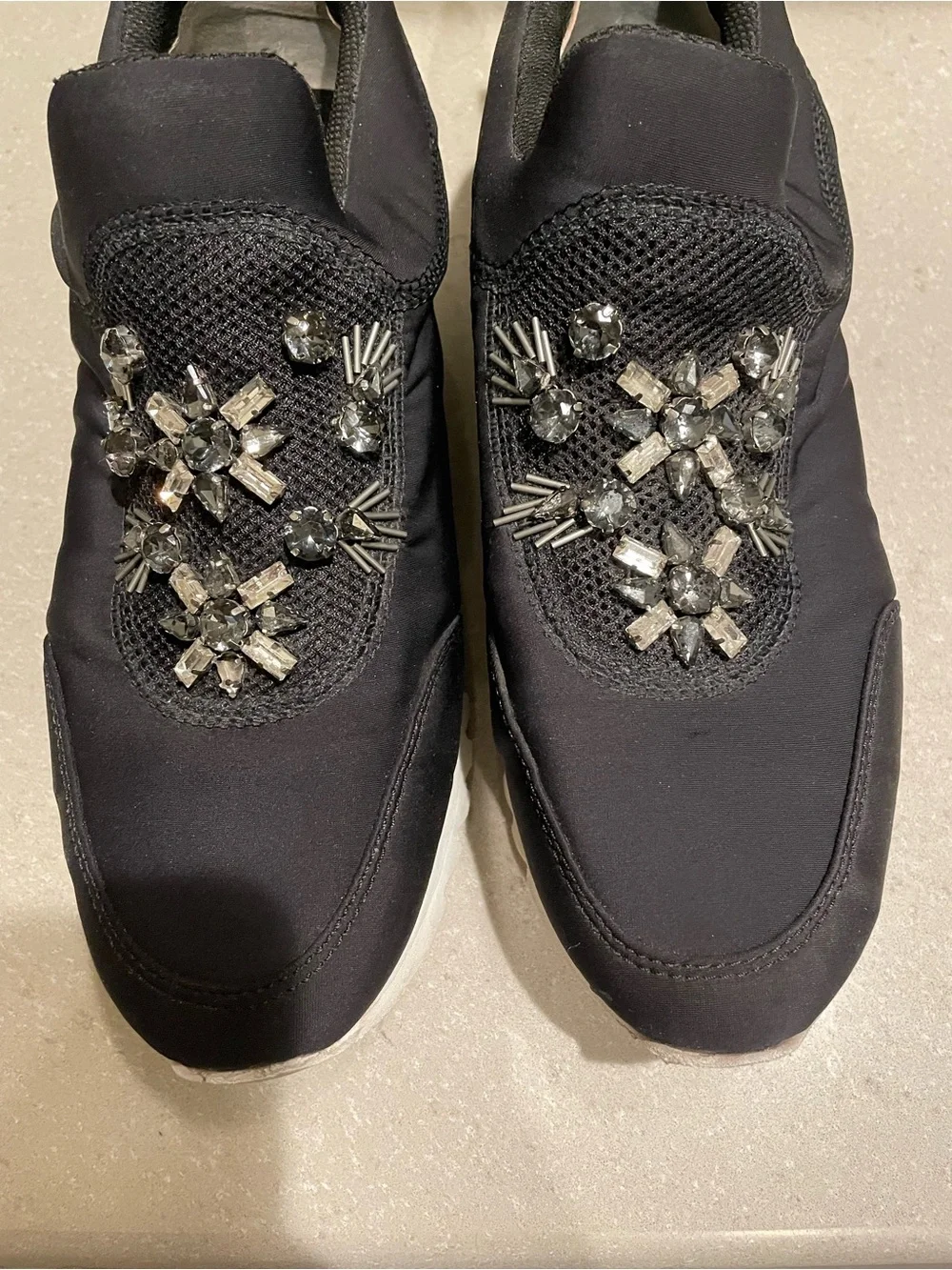 Tory Burch Rosas Embellished Sneakers | Black